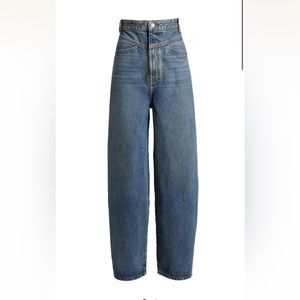 Khaite Preen Jeans in Banning, Size 24
